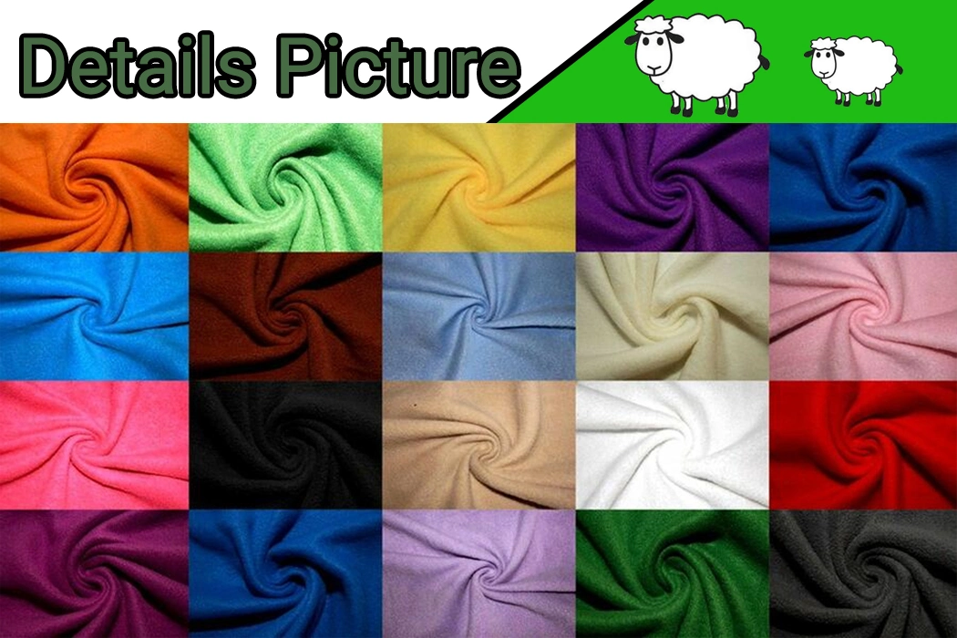 Solid Polar Fleece Fabric Anti-Pill 60" Wide Many Colors (Yellow)