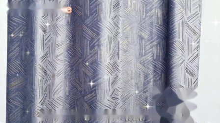 Nova chegada poliéster holandês veludo tingimento original com folha de fantasia estofamento tecido de móveis para sofá e cortina