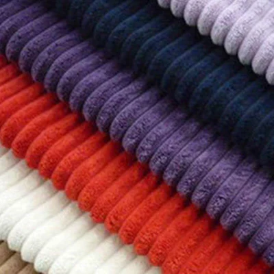 Têxtil doméstico de alta qualidade veludo tiras grossas tecido de veludo para estofamento