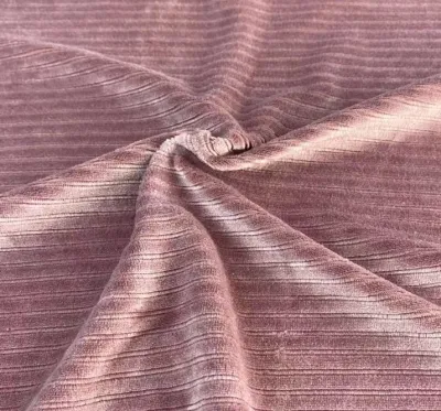 Venda imperdível tecido de veludo cotelê de poliéster elástico bom tecido de veludo para calça