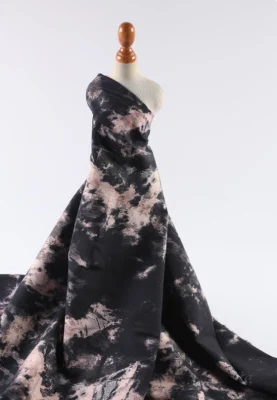 Tecido de impressão digital floral 45 anos tecido rayon fiado para moda